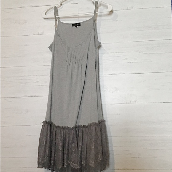 Ryu Dresses & Skirts - Ryü gray spaghetti strap dress